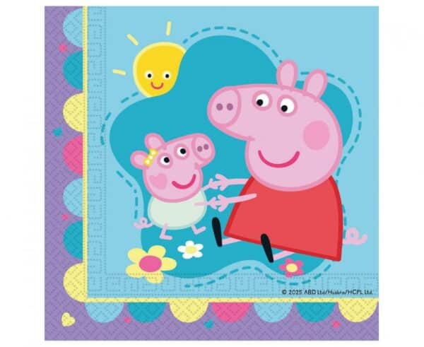 Парти салфетки Пепа Пиг (Peppa Pig) - 20 броя вариант 3