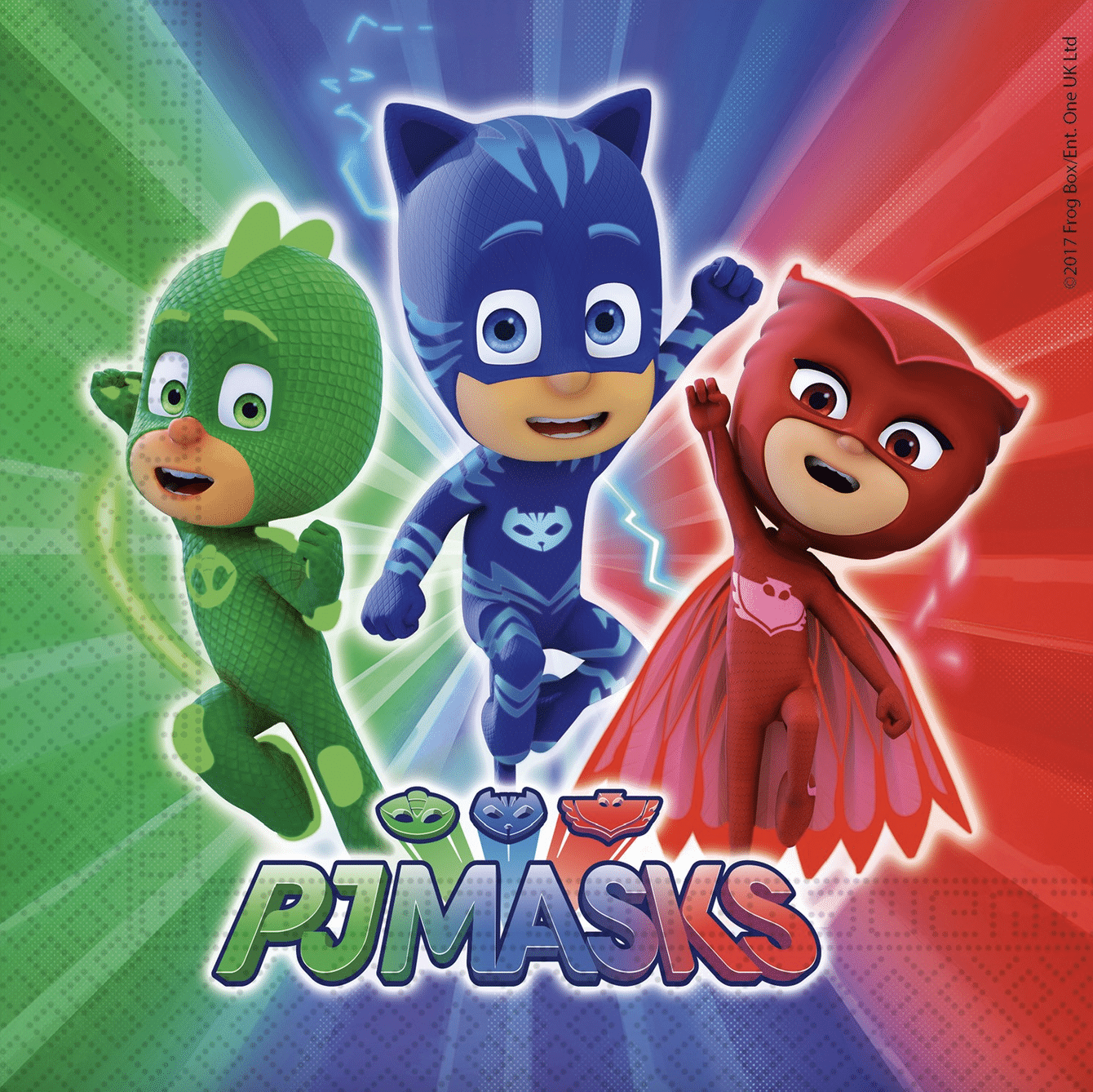 Парти салфетки Пи Джей Маск (PJ Masks) – 20 броя -лиценз