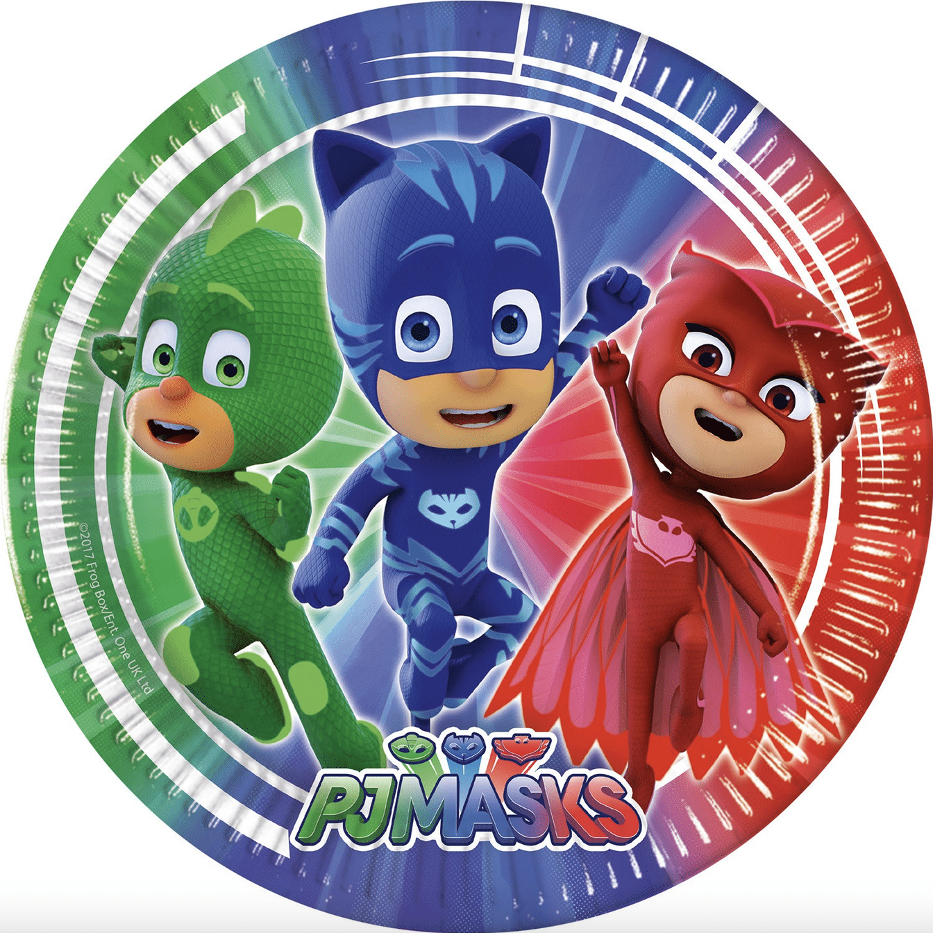 Парти чинии Пи Джей Маск (PJ Masks) – 8 броя – 20 см