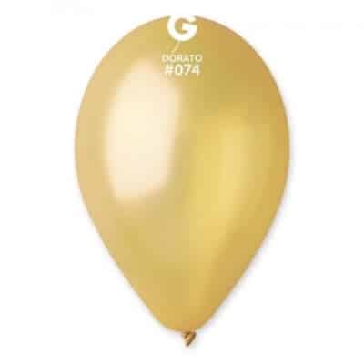 Балони металик Dorato Gold 26 см - пакети от 10 |  50 и 100 броя
