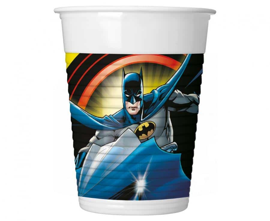 Парти чаши Батман (Batman) –  8 броя – 200 мл пластик