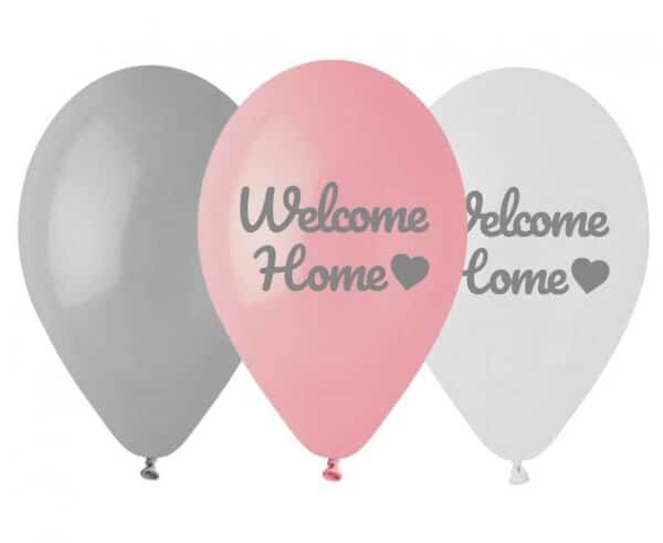 Латексови балони Welcome Home – 30 см, 6 броя