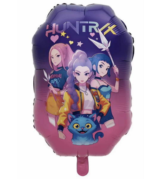 Фолиев балон K-Pop Demon Hunters HUNTR/X – 40 х 58,5 см
