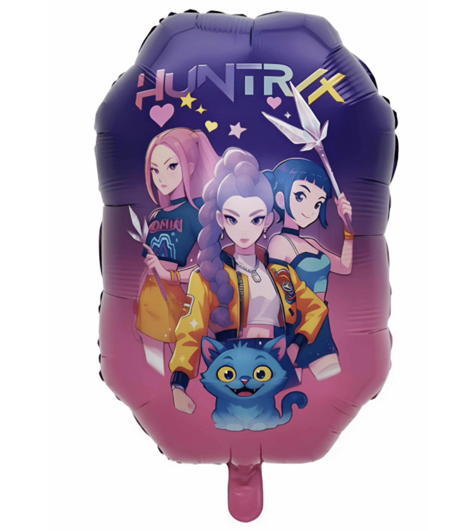 Фолиев балон K-Pop Demon Hunters HUNTR/X – 40 х 58,5 см