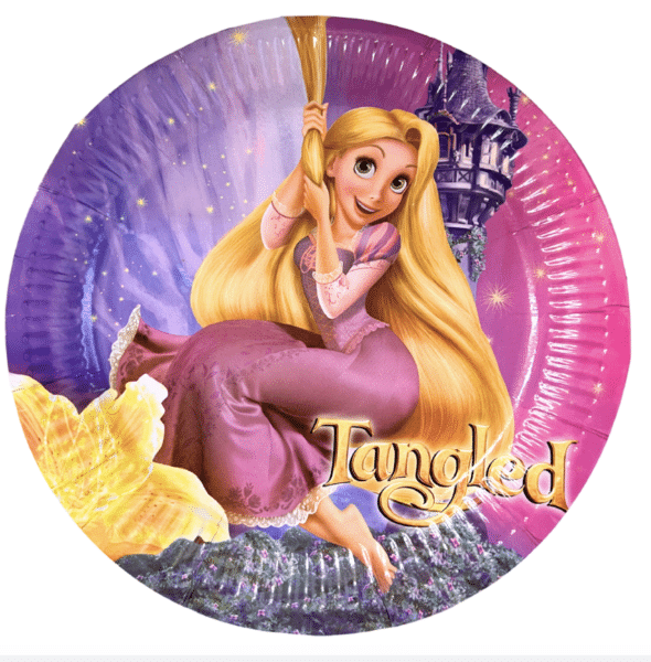 Парти чинии Рапунцел ( Disney Princess) - 10 броя - 23 см