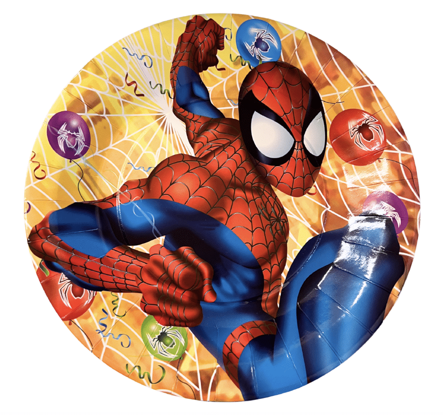 Парти чинии Спайдърмен (Spiderman) – 10 броя- 23 см