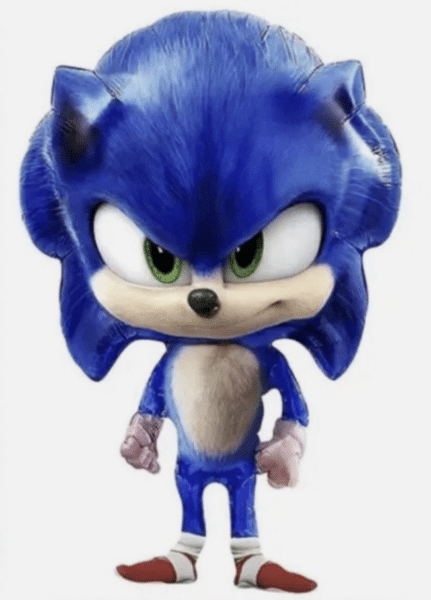 Соник (Sonic) фолио балон - 68 см