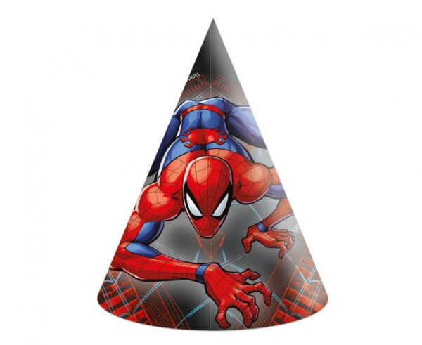 Парти шапки Спайдърмен (Spiderman) - 6 броя New