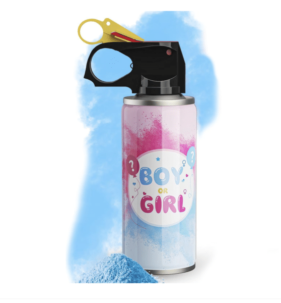 Парти спрей / Пожарогасител "BOY or GIRL" /син прах/ 120 гр