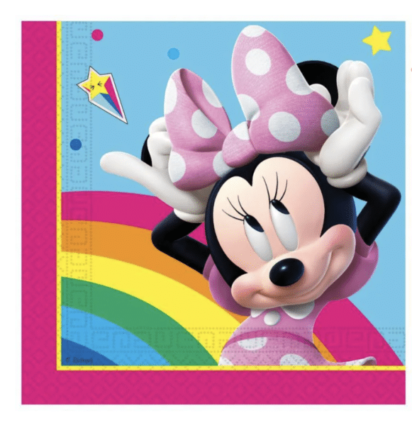 Парти Салфетки - Мини Маус (Minnie Mouse) - 20 броя New